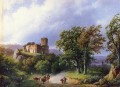 Holandés de 1803 a 1862 El castillo en ruinas Paisaje holandés Barend Cornelis Koekkoek